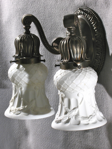 Second Empire Bronze Double Sconce